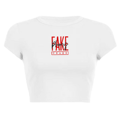 Fraud Life Women's Black Crop Top